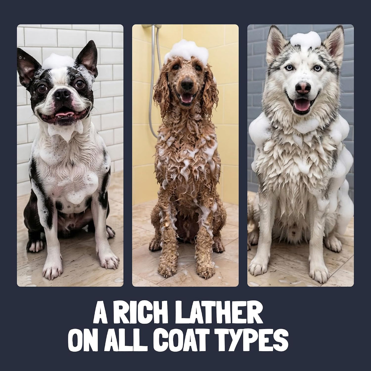 Detangling Dog Shampoo and Conditioner with Dog Perfume,