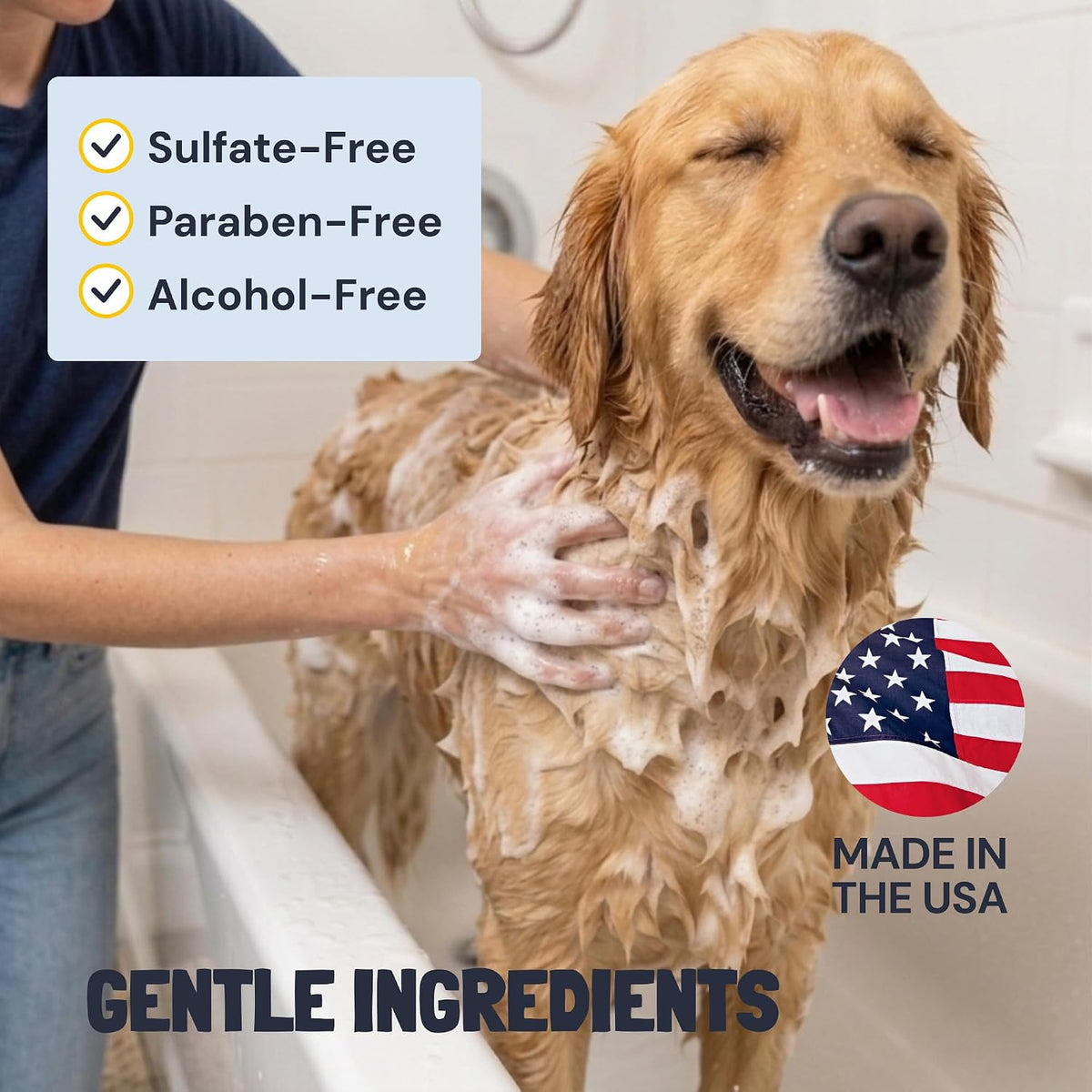 Detangling Dog Shampoo and Conditioner with Dog Perfume,