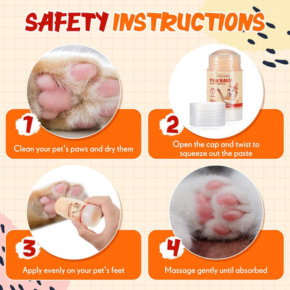 1.4 Oz Cat Paw Balm, Dog Paw Butter for Dry Paws and Noses
